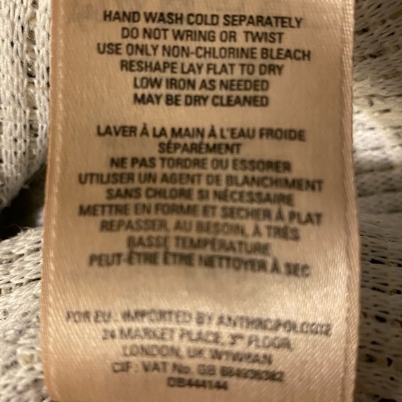 Anthropologie Saturday Sunday 3/4 Cuffed Sleeve Top Women’s Sz Small - Picture 13 of 15